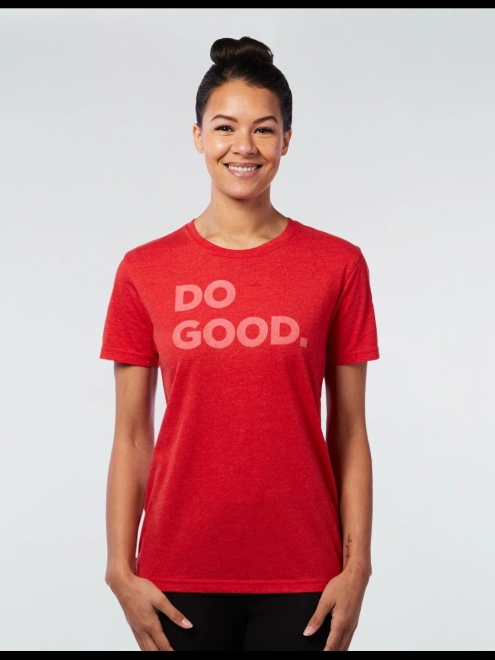Cotopaxi Red 'DO GOOD.' Graphic Crewneck Short Sleeve Tee